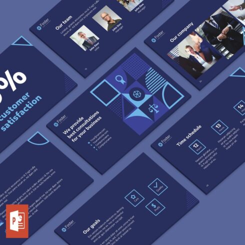 law company powerpoint presentation template main cover. 1