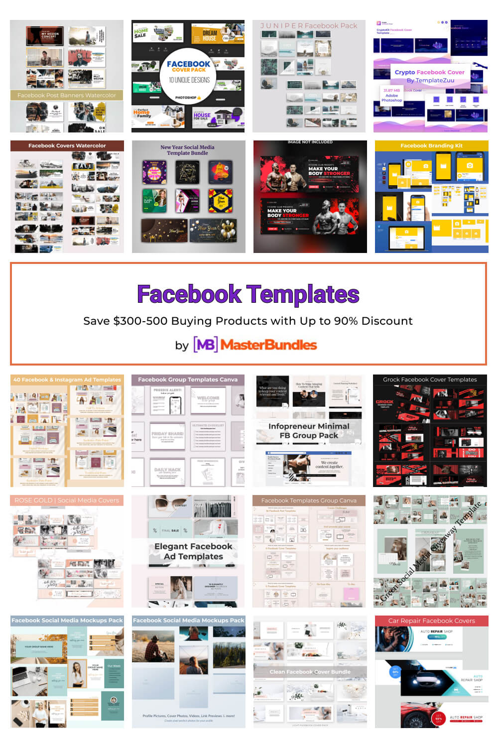 facebook templates pinterest image.