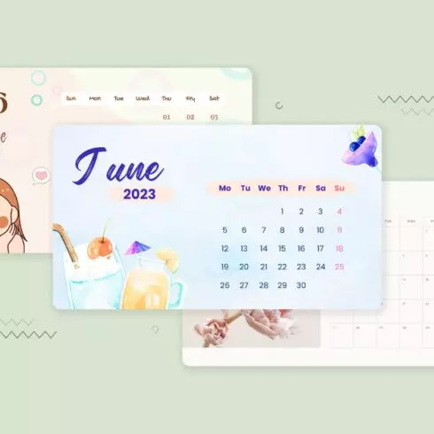 aesthetic june calendar templates featured image 76.