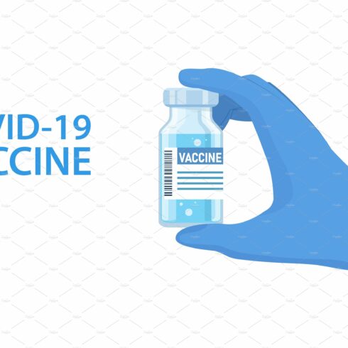 Hand in gloves holds bottle of cover image.
