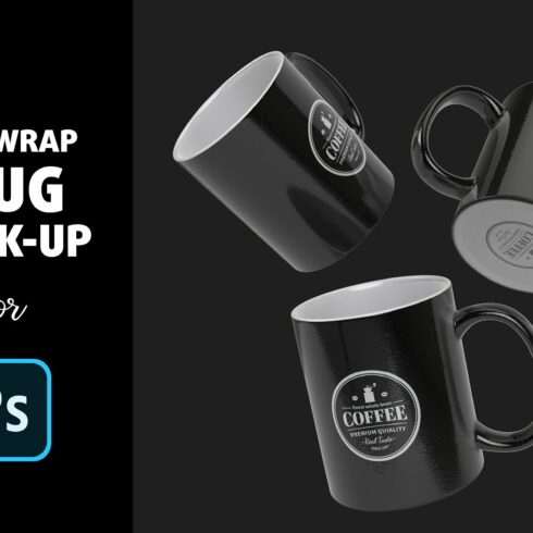Full Wrap Mug Mock-up cover image.