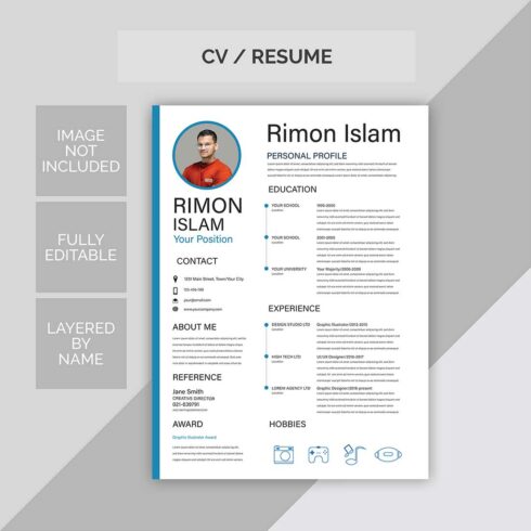 Professional Resume Templates cover image.