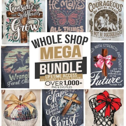 Whole Shop Bundle, POD Designs Bundle, Mega SVG PNG Bundle, png Whole Shop, Sublime Bundle, Printing png Bundle, Trendy png Bundles, svg cover image.
