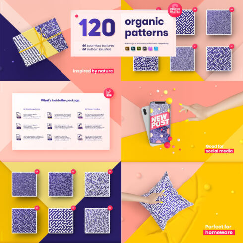 Images of various products and services.