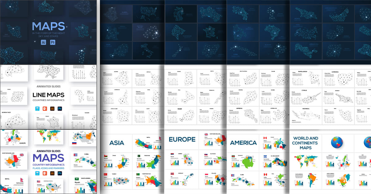 Maps Animated Presentations facebook image.